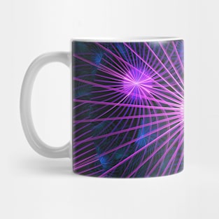 Star String Galaxy, Digital Abstract Artwork Mug